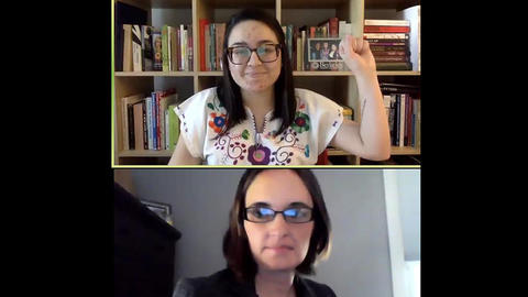 Double Take on Zoom Janette B and Rilda K