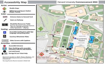 Harvard Yard Accessibility Map